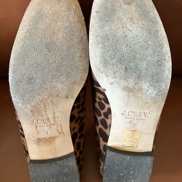 J. Crew Leopard Print Loafers in Brown and Black - Picture 4 of 4